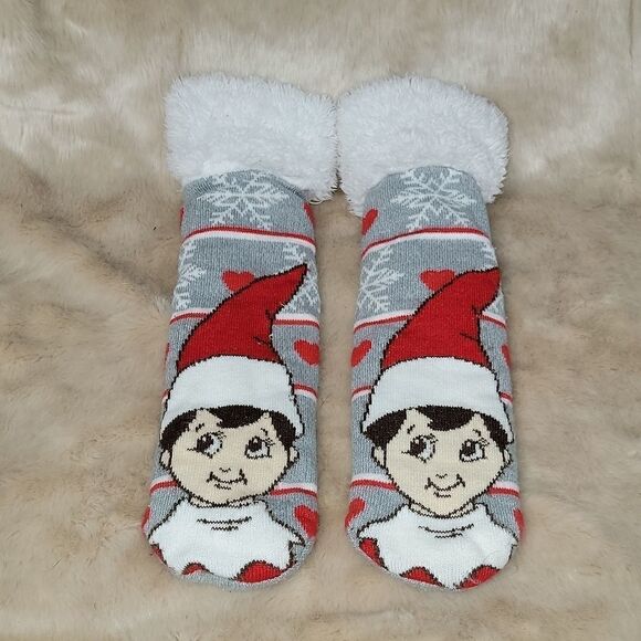 THE ELF ON THE SHELF CHIPPIE SLIPPER SOCKS - Picture 1 of 6